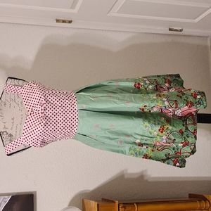 👗NWT | Women's Pleated Vintage Dress | Very Nice | Back Zipper | Sleeveless